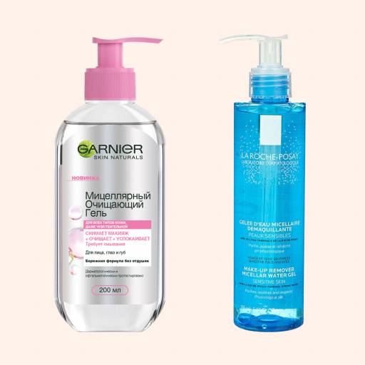Мицеллярный гель Garnier, La Roche-Posay