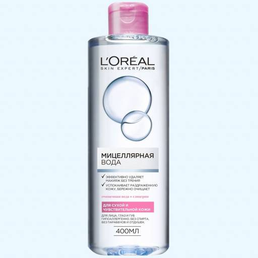 Мицеллярная вода для сухой и чувствительной кожи L'Oréal Paris