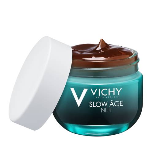 Восстанавливающий ночной крем-маска для интенсивной оксигенации кожи Slow Age Vichy