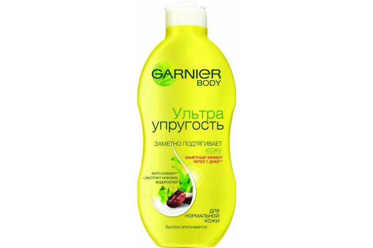 Укрепляющее молочко для тела «Ультраупругость», Garnier