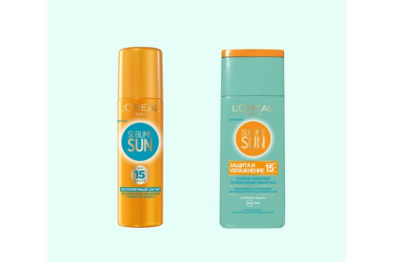 Солнцезащитные кремы SPF15 L'Oreal Paris