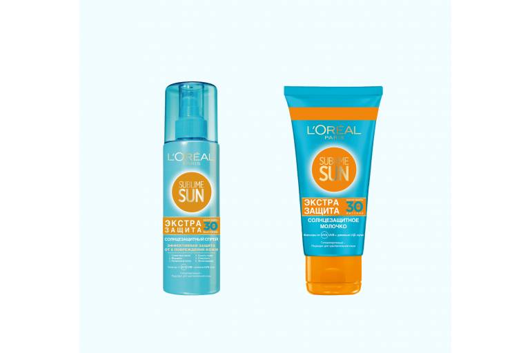 Солнцезащитные кремы SPF 30 L'Oreal Paris