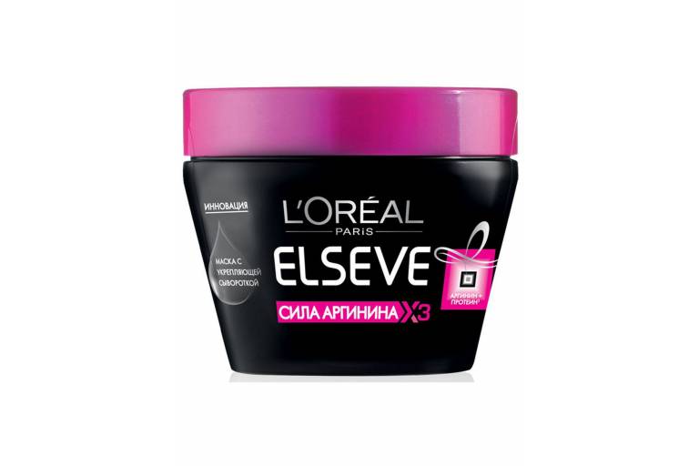 Маска с укрепляющей сывороткой Elseve «Сила Аригина х3», L'Oreal Paris