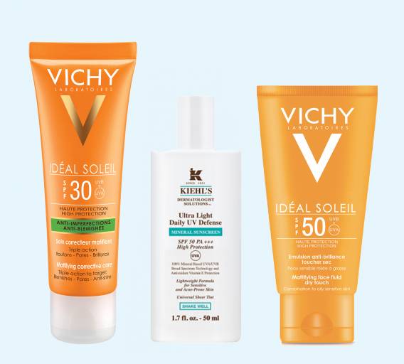 SPF Oily Skin Vichy, Kiehl's