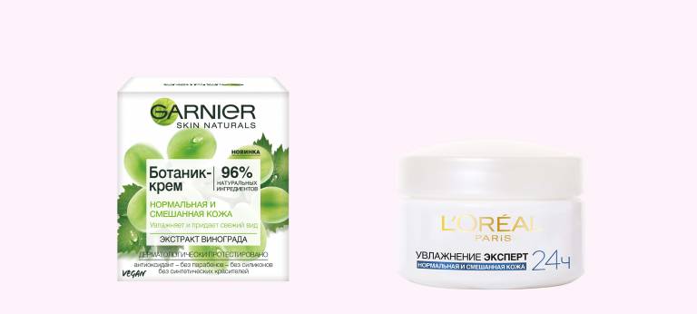 Ботаник-крем с экстрактом винограда, Garnier, Крем-гель