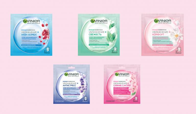 тканевая маска Garnier