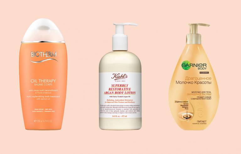 Молочко для тела Biotherm, Kiehl's, Garnier