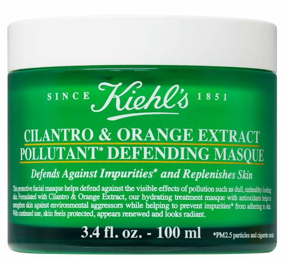 Ночная маска для защиты от агрессивных факторов окружающей среды Cilantro & Orange Extract Pollutant Defending Masque, Kiehl's