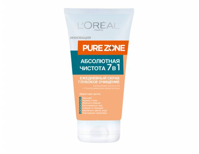 Скраб для лица Pure Zone, L’Оreal Paris