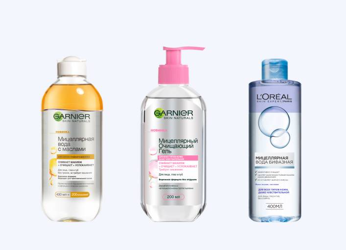 Любимая косметика миллениалов: мицеллярная вода: Garnier, L'Oreal Paris