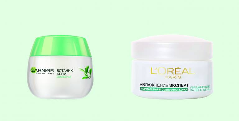 Легкие увлажняющие кремы Garnier L'Oreal Paris
