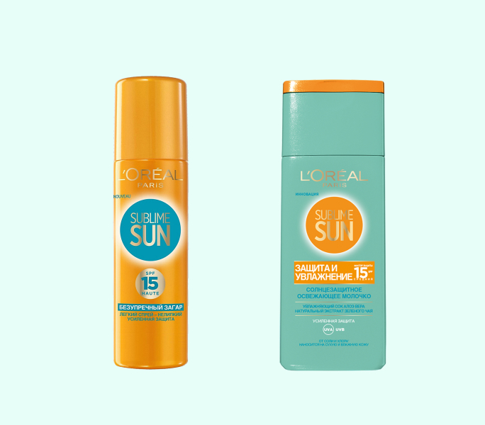 Солнцезащитные кремы SPF15 L'Oreal Paris