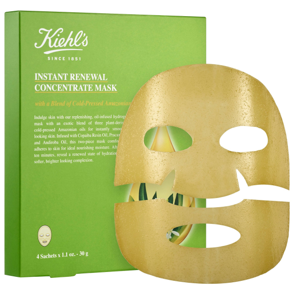 Гидрогелевая маска-концентрат для мгновенного восстановления кожи Instant Renewal Concentrate Mask, Kiehl's