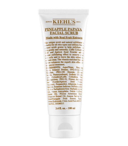 Скраб для лица с ананасом и папайей Pineapple Papaya Facial Scrub, Kiehl’s