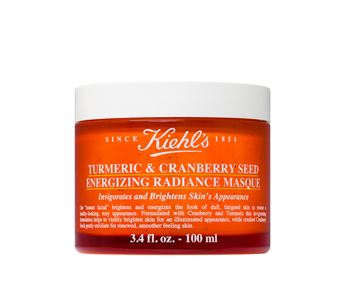 Маска для мгновенного сияния кожи Turmeric & Сranberry Seed Energizing Radiance Masque, Kiehl's