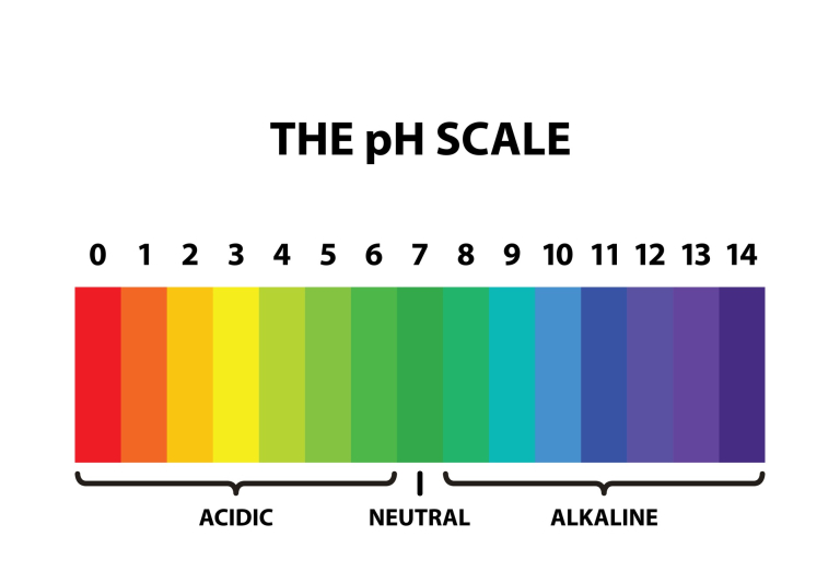шкала pH кислотно-щелочной баланс кожи