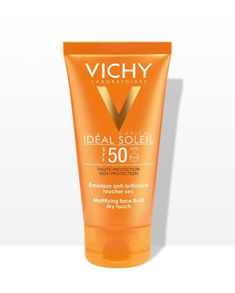 Матирующая эмульсия Dry Touch SPF50+ Capital Ideal Soleil, Vichy