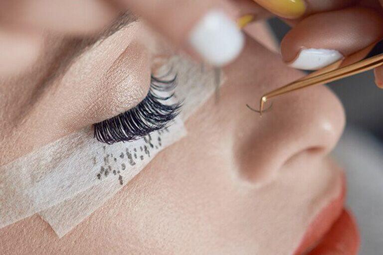 как снять наращенные ресницы