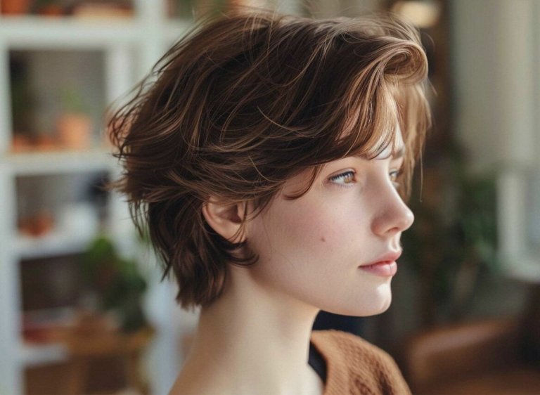 piksi-bob na gustyh volosah