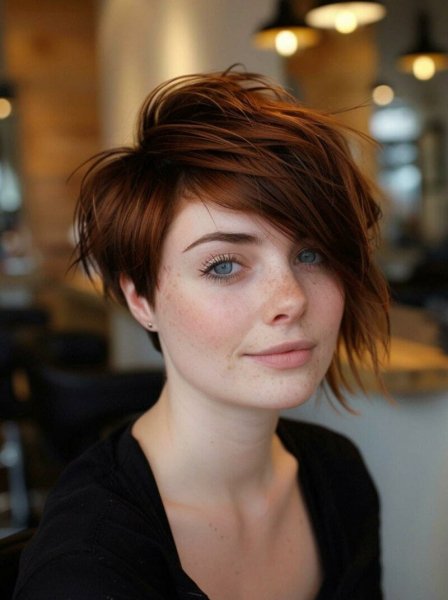 piksi bob so skoshennoj chelkoj