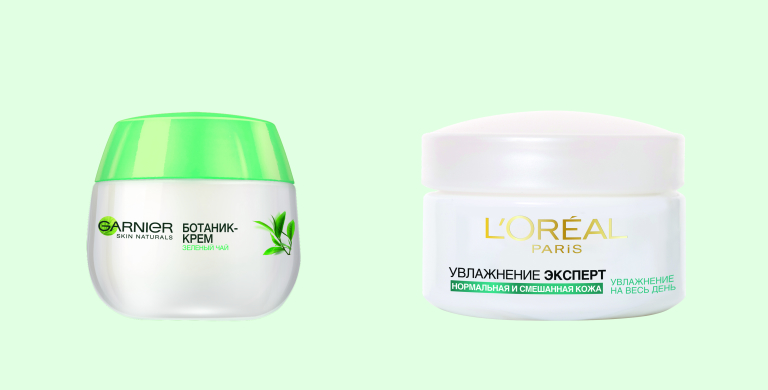 Легкие увлажняющие кремы Garnier L'Oreal Paris