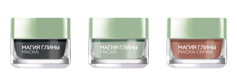 Маски «Магия глины», L'Oreal Paris