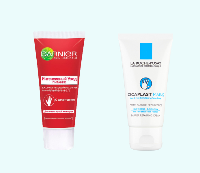 Кремы для рук Garnier, La Roche-Posay