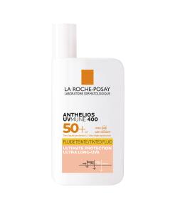 Фото продукта: LA ROCHE-POSAY ANTHELIOS UVMUNE 400 Солнцезащитный тонирующий флюид для лица SPF 50+ / PPD 42, 50 мл