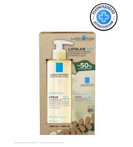 Фото продукта: Набор LA ROCHE POSAY LIPIKAR Сухая и чрезвычайно сухая кожа:
1. LA ROCHE POSAY LIPIKAR AP+ HUILE LAVANTE Масло очищающее для купания, 400 мл
2. LA ROCHE POSAY LIPIKAR AP+ Масло очищающее липидовосполняющее смягчающее для ванны рефил (сменный блок),