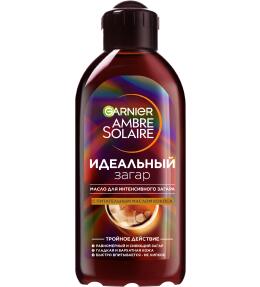 Фото продукта: Garnier Масло для интенсивного загара "Ambre Solaire"с маслом кокоса, питающее, смягчающее, придает сияние, 200мл