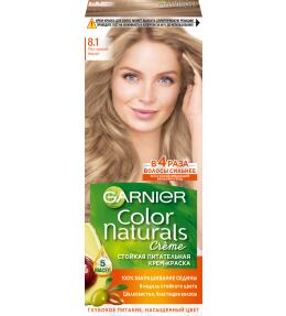 Фото продукта: Garnier Стойкая питательная крем-краска для волос Color Naturals, оттенок 8.1 Песчаный берег