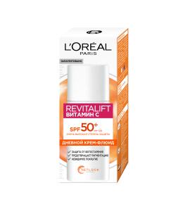 Фото продукта: L'Oreal Paris, Крем-флюид Revitalift Витамин С дневной для лица, с SPF 50, 50 мл