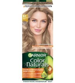 Фото продукта: Garnier Стойкая питательная крем-краска для волос Color Naturals, оттенок 8.1 Песчаный берег