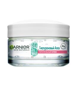 Фото продукта: Garnier Skin Naturals Гиалуроновый Алоэ-крем, питательный крем для лица, для сухой и чувствительной кожи, 50мл