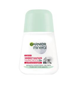 Фото продукта: Garnier Дезодорант-антиперспирант роликовый для тела Mineral Эффект магния. Ультрасухость 72ч, женский, 50 мл