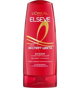 Фото продукта: L'Oreal Paris Elseve Ламинирующий бальзам "Эльсев, Эксперт Цвета", для окрашенных или мелированных волос, 200 мл
