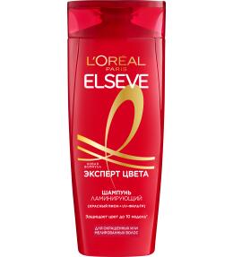 Фото продукта: L'Oreal Paris Elseve Ламинирующий шампунь "Эльсев, Эксперт Цвета", для окрашенных или мелированных волос, 250 мл