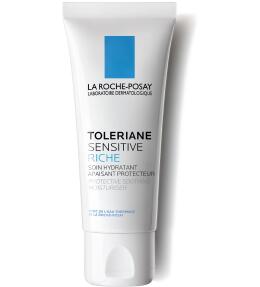 Фото продукта: LA ROCHE-POSAY TOLERIANE SENSITIVE RICHE Увлажняющий уход для сухой чувствительной кожи с пребиотической формулой, 40 мл