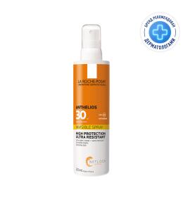 Фото продукта: LA ROCHE-POSAY ANTHELIOS Солнцезащитный невидимый спрей для лица и тела SPF 30 / PPD 14, 200 мл