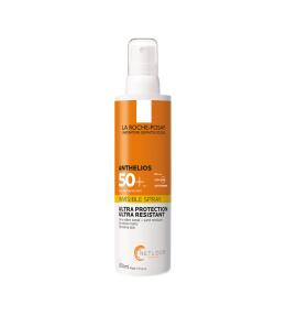 Фото продукта: LA ROCHE-POSAY ANTHELIOS Солнцезащитный невидимый спрей для лица и тела SPF 50+ / PPD 34, 200 мл