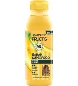 Фото продукта: Garnier Fructis шампунь Банан Superfood Питание для очень сухих волос, 350 мл