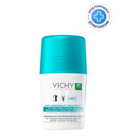 Фото продукта: VICHY Шариковый дезодорант-антиперспирант против белых и желтых пятен 48 часов защиты, 50 мл