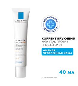 Фото продукта: LA ROCHE-POSAY EFFACLAR DUO(+) SPF30 Корректирующий крем-гель для проблемной кожи, 40 мл