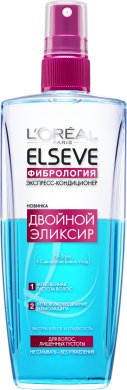 Фото продукта: L'Oréal Paris Elseve Экспресс-Кондиционер "Эльсев, Двойной Эликсир Фибрология" для волос, лишенных густоты, 200 мл