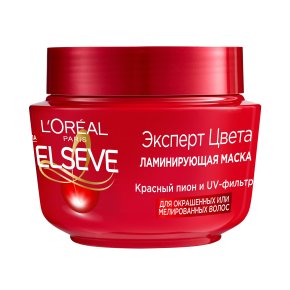 Фото продукта: L'Oreal Paris Elseve Маска для волос "Эльсев, Эксперт Цвета", для окрашенных и мелированных волос, 300 мл