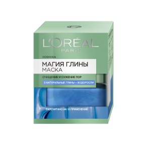 Фото продукта: L'Oreal Paris Маска для лица "Магия Глины" Очищение и сужение пор, 50 мл