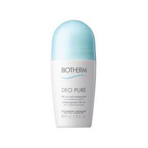 Фото продукта: DEO PURE Шариковый дезодорант-антиперспирант без спирта со смягчающим действием, 75 мл