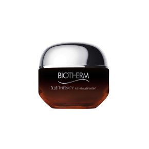 Фото продукта: BLUE THERAPY REVITALIZE NIGHT CREAM Преображающий питательный ночной крем для лица с экстрактом янтарных водорослей и маслом Ши для всех типов кожи, 50 мл
