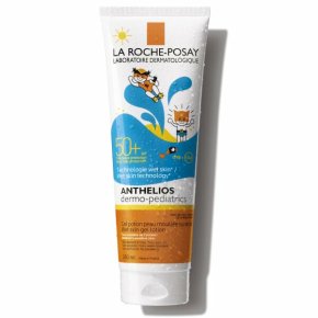 Фото продукта: LA ROCHE-POSAY ANTHELIOS Dermo-Pediatrics гель с технологией нанесения на влажную кожу, 250 мл.