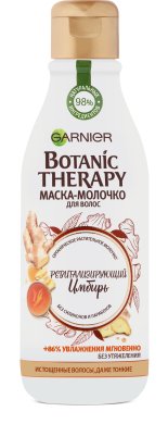 Фото продукта: Garnier Botanic Botanic Therapy Молочко "Ревитализирующий имбирь", 250 мл
